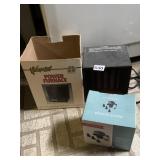 SPACE HEATER & ELECTRIC PUMP
