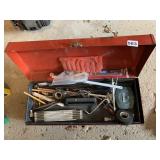 TOOLBOX W/ WOOD RULER