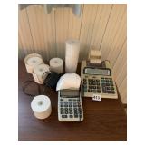CALCULATOR AND RIBBON