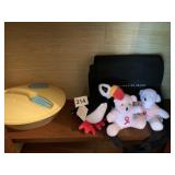 FOOD STORAGE, STUFFED ANIMALS, EMPTY CASE