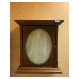 STAINED GLASS MEDICINE CABINET 14" X 16" X 6" D