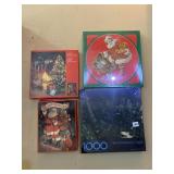 4 PUZZLES INCL. SANTA