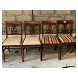 4 MAHOGANY CHAIRS