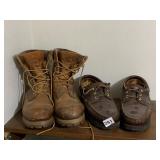TIMBERLAND BOOTS AND DOCK SHOES SZ. 8.5