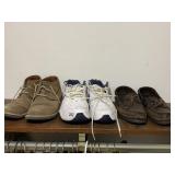 3 PAIRS OF SZ. 8.5 SHOES/BOOTS