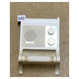 TOILET PAPER ROLL HOLDER W/ RADIO, TABLE DOLLIES