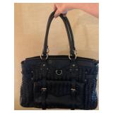 COLE HAAN LEATHER BLACK PURSE GOOD CONDITION &