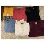 SZ. 42 SWEATERS, STEELERS, LL BEAN LARGE