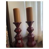 COLUMN CANDLE HOLDERS
