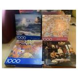 4 PUZZLES OCEAN WAVES