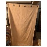 BEIGE 4 PANELS VIVATEX W/ BUILT IN HOOK 56" X 80"