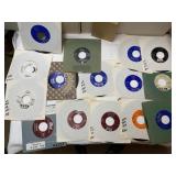 45 RECORDS WITH JACKET COVERS MUSIC STYLE ON