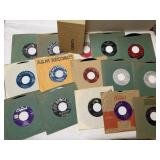 45 RECORDS WITH JACKET COVERS MUSIC STYLE ON