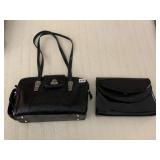 TWO BLACK PURSES