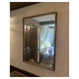 WOOD FRAME MIRROR 28" X 38"