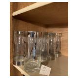 SILVER "M" GLASSES SET OF 8