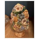 FLORAL 13" HAND PAINTED