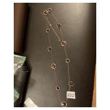 NECKLACE W/ COLORED STONES