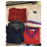 BASS PULLOVER, T SHIRTS SZ M