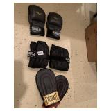 XL RANDYS 7OZ GLOVES AND WEIGHTS AND EVERLAST