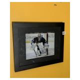 FLEURY AUTOGRAPHED ACTION PHOTO IN GOAL 12X16