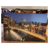 24X36 PITTSBURGH CLEMENTE BRIDGE ON CANVAS