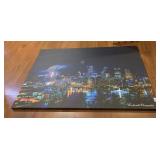 SKY VIEW OF PITTSBURGH 36" X 24ï¿½ BY DANIEL