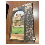 CITY SCENE ON CANVAS 24" X 16" APPROX. BY DANIEL