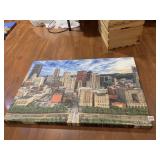 ARIAL VIEW OF PITTSBURGH 36" X 24"