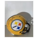 STEELERS HELMET SIGNED JJ SMITH SCHUSTER #19