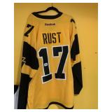 RUST REEBOK NUMBER 17 SIGNED JERSEY