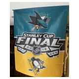 STANLEY CUP FINAL 2016 FLAG PENGUINS 36" X 28 TO