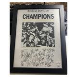 PITTSBURGH POST GAZETTE PROFESSIONAL FRAMED