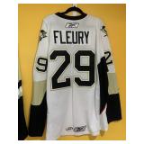 FLEURY SCRANTON PENGUINS JERSEY REEBOK SIGNED XL