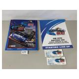 DAYTONA 500 FEB. 16, 1997, PROGRAM AND 2 TICKETS