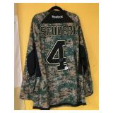 REEBOK HOCKEY JERSEY NUMBER 4 CAMO