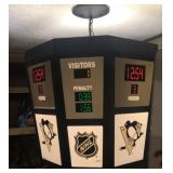 NHL SCORE BOARD LIGHT FIXTURE 12" DROP