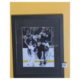 FLEURY AUTOGRAPHED PHOTO WITH NUMBER 1 2