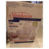 SUNBEAM MIXER HAND AND STAND MIXER