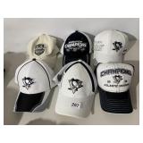 6 PENGUINS HATS MESH BACK EASTERN CONFERENCE