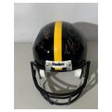 AUTOGRAPHED PITTSBURGH STEELERS HELMET #5, #99