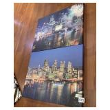 PITTSBURGH PHOTOGRAPHS ON CANVAS 16 X 20 -