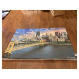CITY OF PITTSBURGH W/ BRIDGE SCENE 36" X 24"