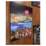 PITTSBURGH PHOTOGRAPHS ON CANVAS 16 X 20 -