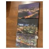 PITTSBURGH ON CANVAS 8 X 12"