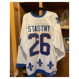 STYASTNY 26 SIGNED JERSEY