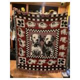 COTTON ANIMAL MOTIF BLANKET