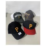 4 PIRATES HATS