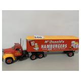 MC DONALDS HAMBURGER MOBILE SEMI TRUCK