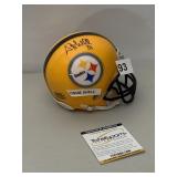 SIGNED MINI HELMET DONNIE SHELL WITH COA